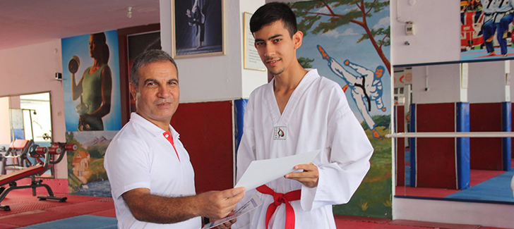 Taekwondo da Kuşak Terfi İmtihanı Yapıldı