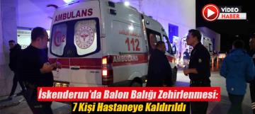 İskenderun'da Balon Balığı Zehirlenmesi: 7 Kişi Hastaneye Kaldırıldı