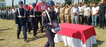 Muğla'da kaza sonucu hayatını kaybeden Uzman Çavuş Hatay'da defnedildi